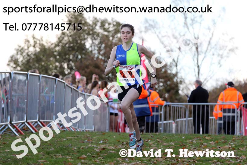 junior womens  National Cross Country Relays. Photo: David T. Hewitson/Sports for All Pics